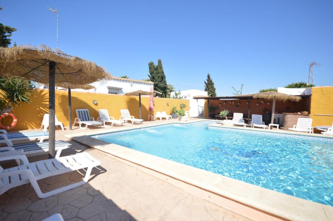 Casa Samuel Mayorazgo Con Piscina Compartida Cadiz Bagian luar foto